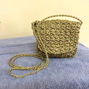 Talbots old gold Crossbody Purse